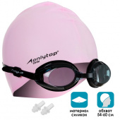 Набор для плавания Onlitop очки+беруши+шапочка 9105564