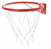 Корзина баскетбольная Ideal №7 d-450мм. с упором и тканевой сеткой КБ72