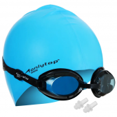Набор для плавания Onlitop очки+беруши+шапочка 9105563