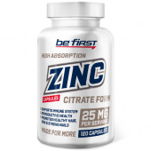 Добавка Be First Zinc Citrate 120капс.