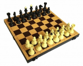 Настольная игра Владспортпром Шахматная доска пластик 30х30см. высота 42мм 03038