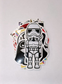 Набор наклеек ET Alien Star Wars 25шт.