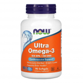 Добавка Now Ultra Omega-3 500EPA/250DHA 90капсул