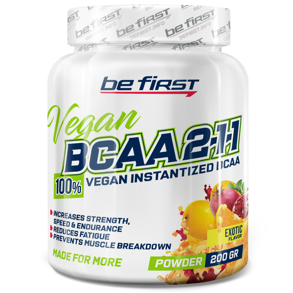 Аминокислоты Be First BCAA 2:1:1 Vegan Instantized Powder 200гр.