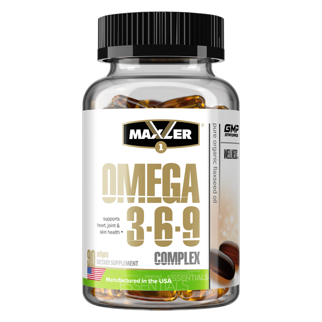 Добавка MXL Omega 3-6-9 Complex 90 капсул