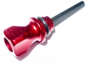 Ручка пластик с шестигранником для регулировки отскока вилок XCR, Raidon. Красная FKA00410