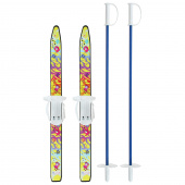 Комплект лыжный Цикл детские Лыжики-пыжики с палками 75см., МПЛ11500  652100