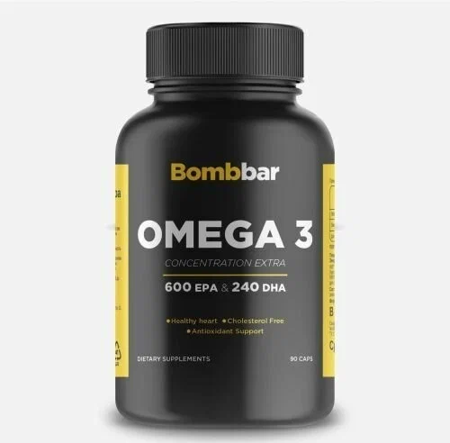 Витамины Bombbar Omega 3 Экстра 90капсул