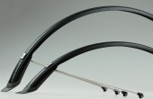 Велокрылья Simpla 28 Ubiquit SDL черные с титановым наконечником 45мм S263