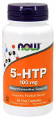 Добавка Now 5-HTP 100мг 60капсул