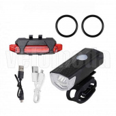 Комплект фонарей зарядка USB DC2218