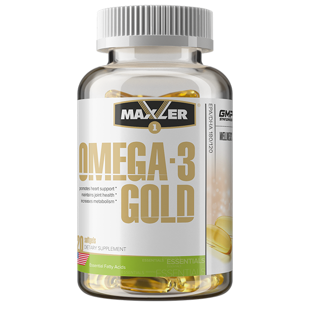 Добавка MXL Omega-3 Gold 120 капсул