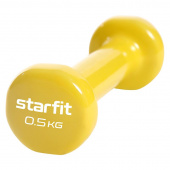 Гантель виниловая Starfit Core DB-101 0,5кг. желтый 18820
