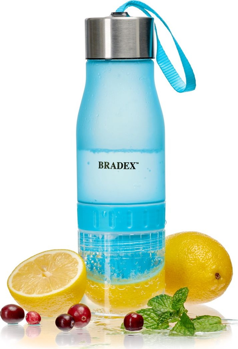 Бутылка для воды Bradex с соковыжималкой 0,6л SF0521
