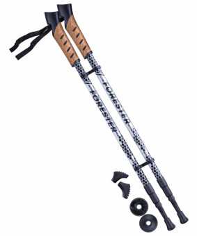 Палки для скандинавской ходьбы Berger Forester, 67-135 см, 3-секционные