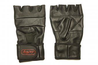 Перчатки атлетические Leen Havey Wristwrap Glovest кожа
