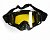 Очки-маска для езды на мототехнике, стекло желтое 3734843