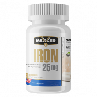 Витамины MXL Iron 25 mg 90 капсул