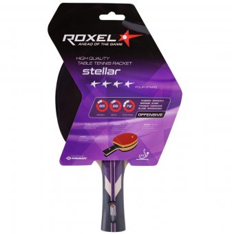 Ракетка Roxel для настольного тенниса коническая 4*Stellar 15358